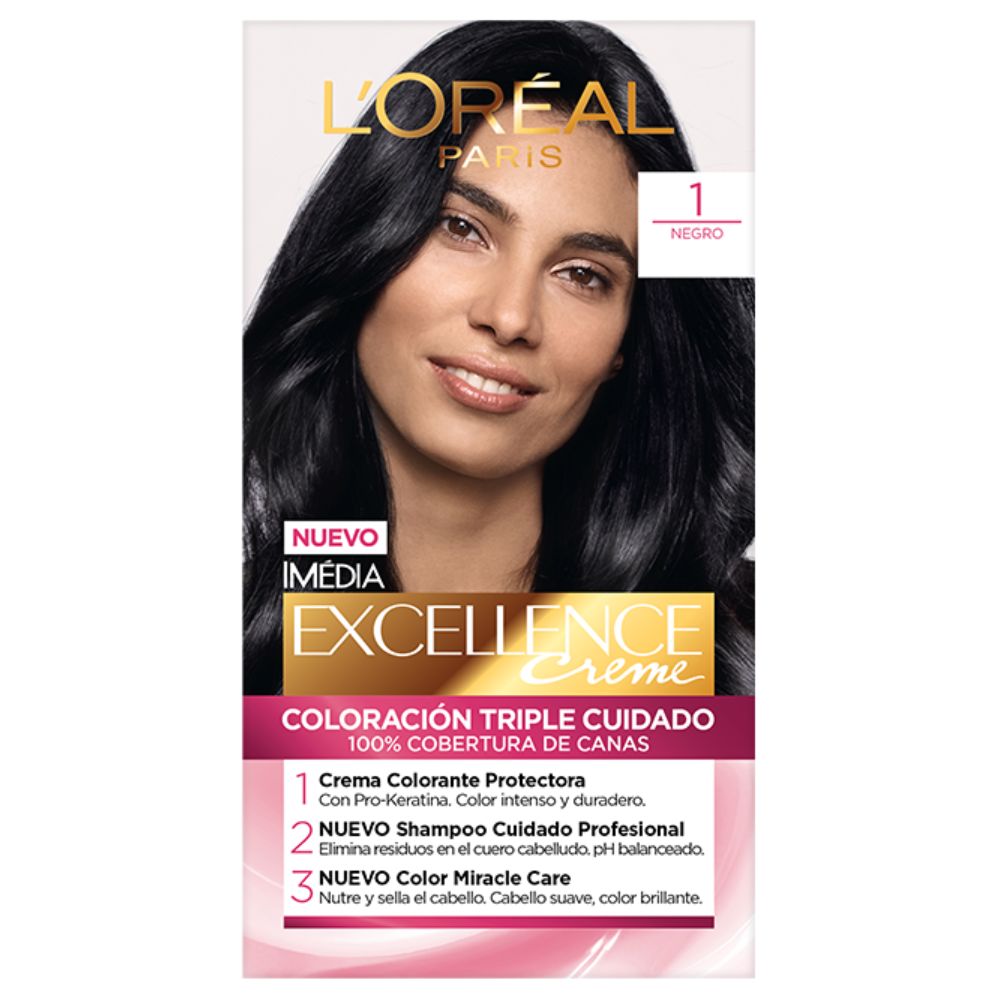 Tinte L'Oreal Excellence Creme 1 Negro