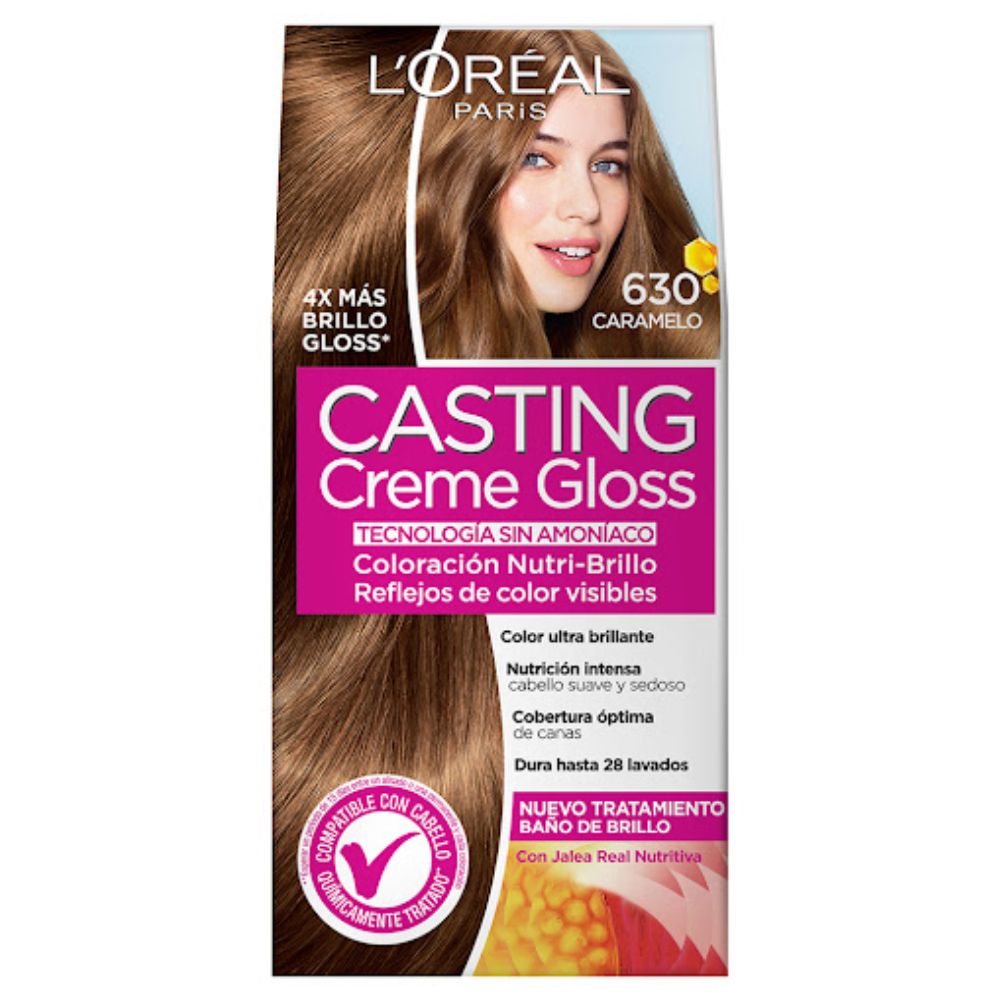 Tinte Loreal Nro 630 Caramelo Casting Creme Gloss Sin Amoniaco