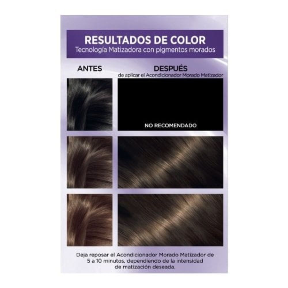 Tinte Para El Cabello L'oreal Excellence Matizador Supreme 7.12 Rubio Cenizo Perla