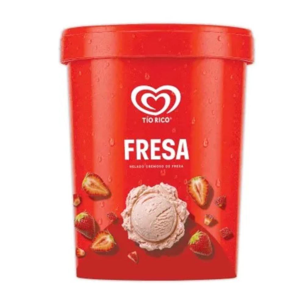 Helado Tio Rico Fresa 850ml