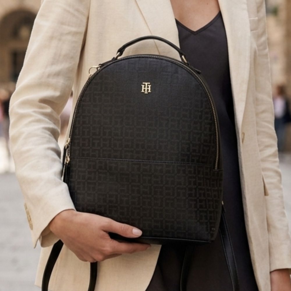 Tommy Hilfiger Cartera Backpack Monogram Black