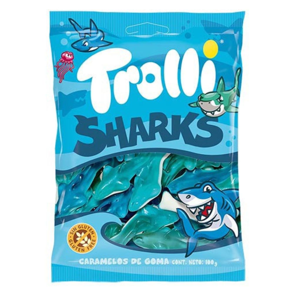 Trolli Gomitas Sharks 100gr