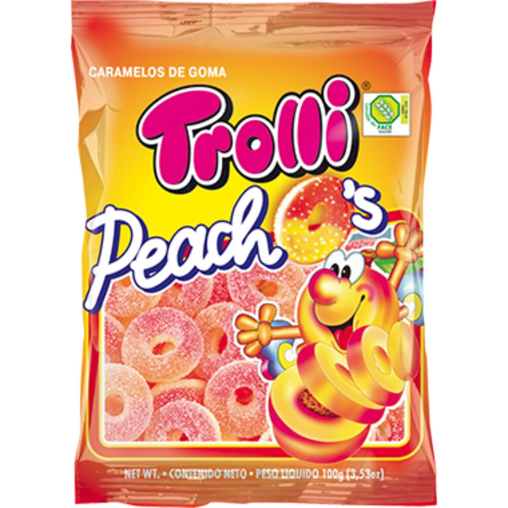 Trolli Gomitas Peach Sin Gluten 100gr