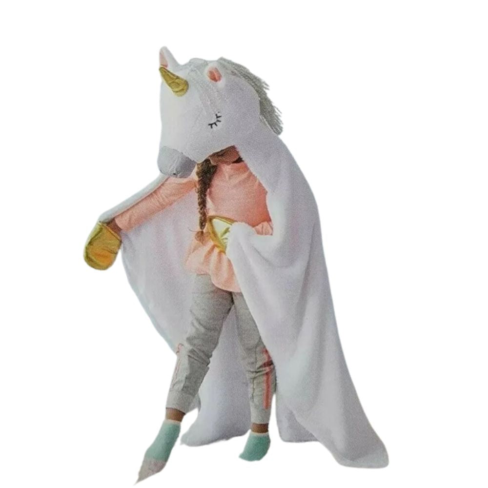 Unicorn Kids' Hooded Blanket - Pillowfort™