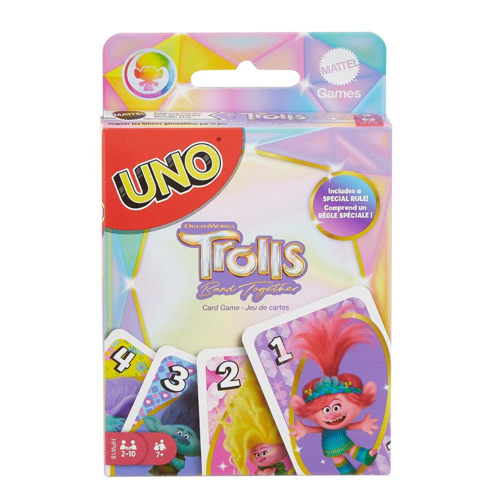 Uno Trolls Band Together Juego de Cartas