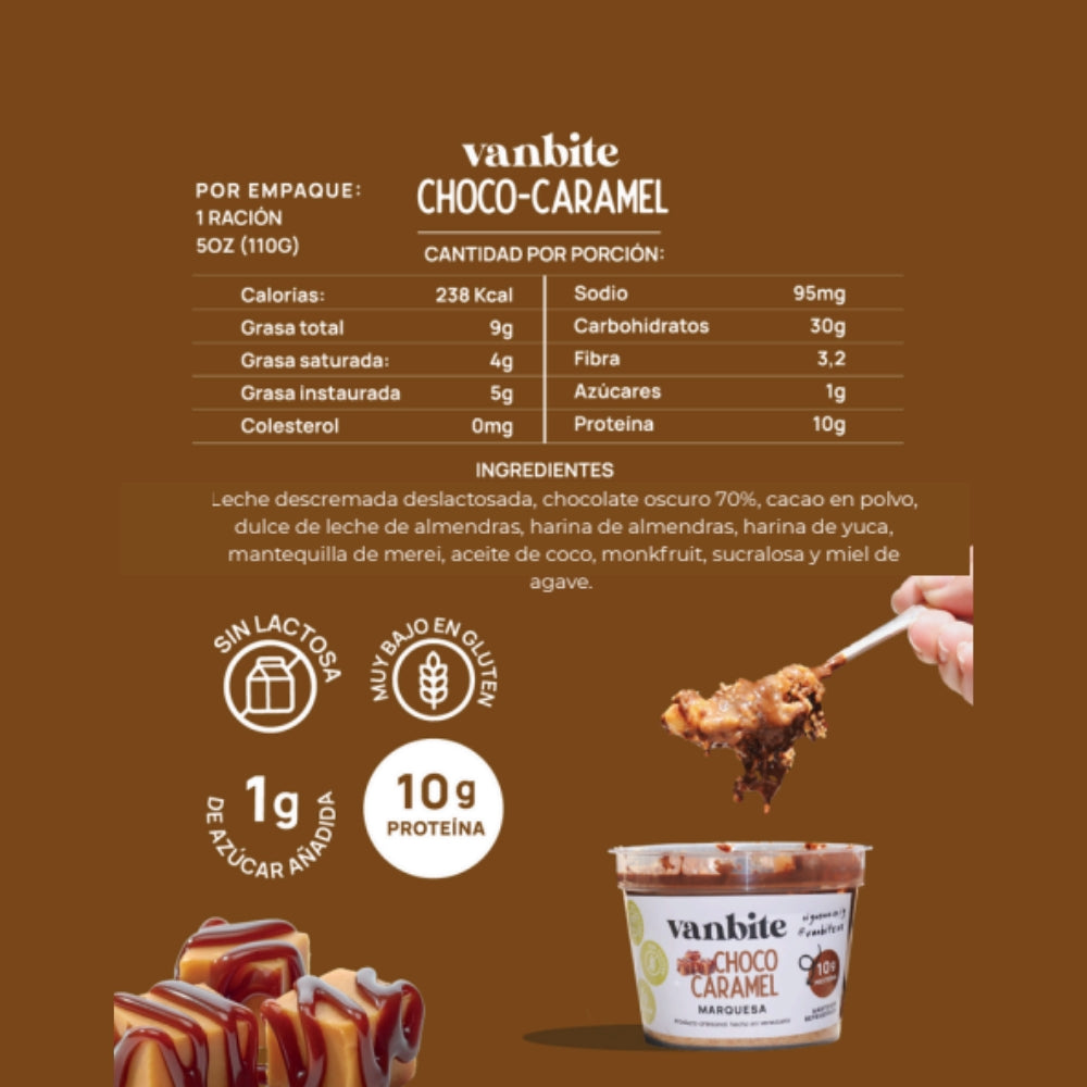 Vanbite Marquesa de Choco-Caramel 10gr Protein 141gr