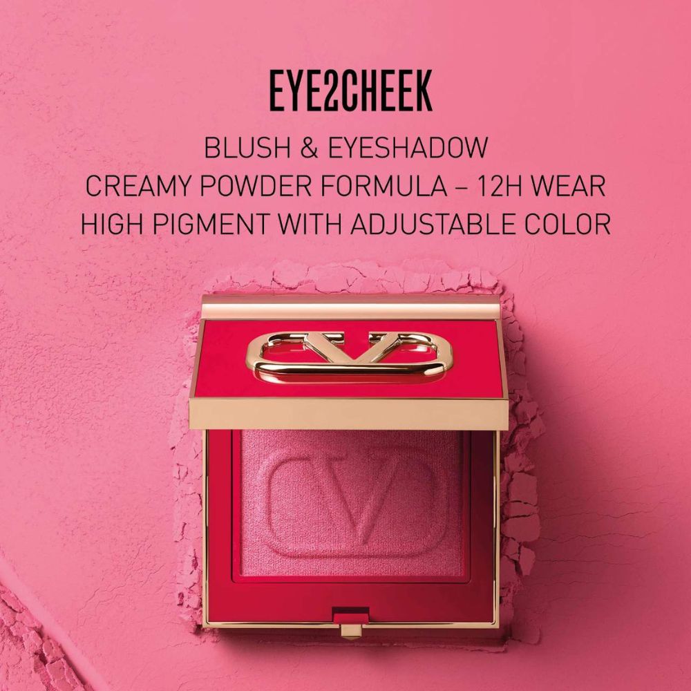 Valentino Eye2Cheek Dual-Use Blush & Eyeshadow N*02 Very Rose 3.6g