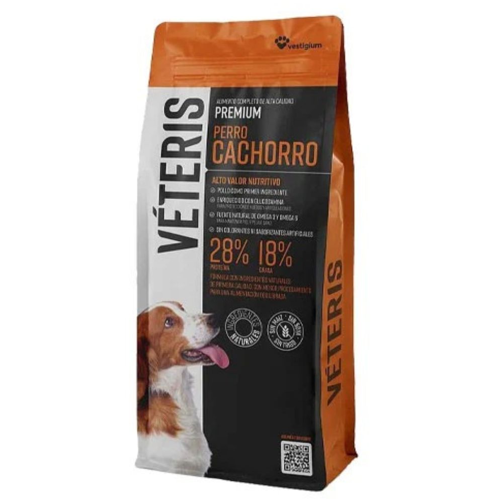 Véteris Alimento Premium Para Perros Cachorros 4kg
