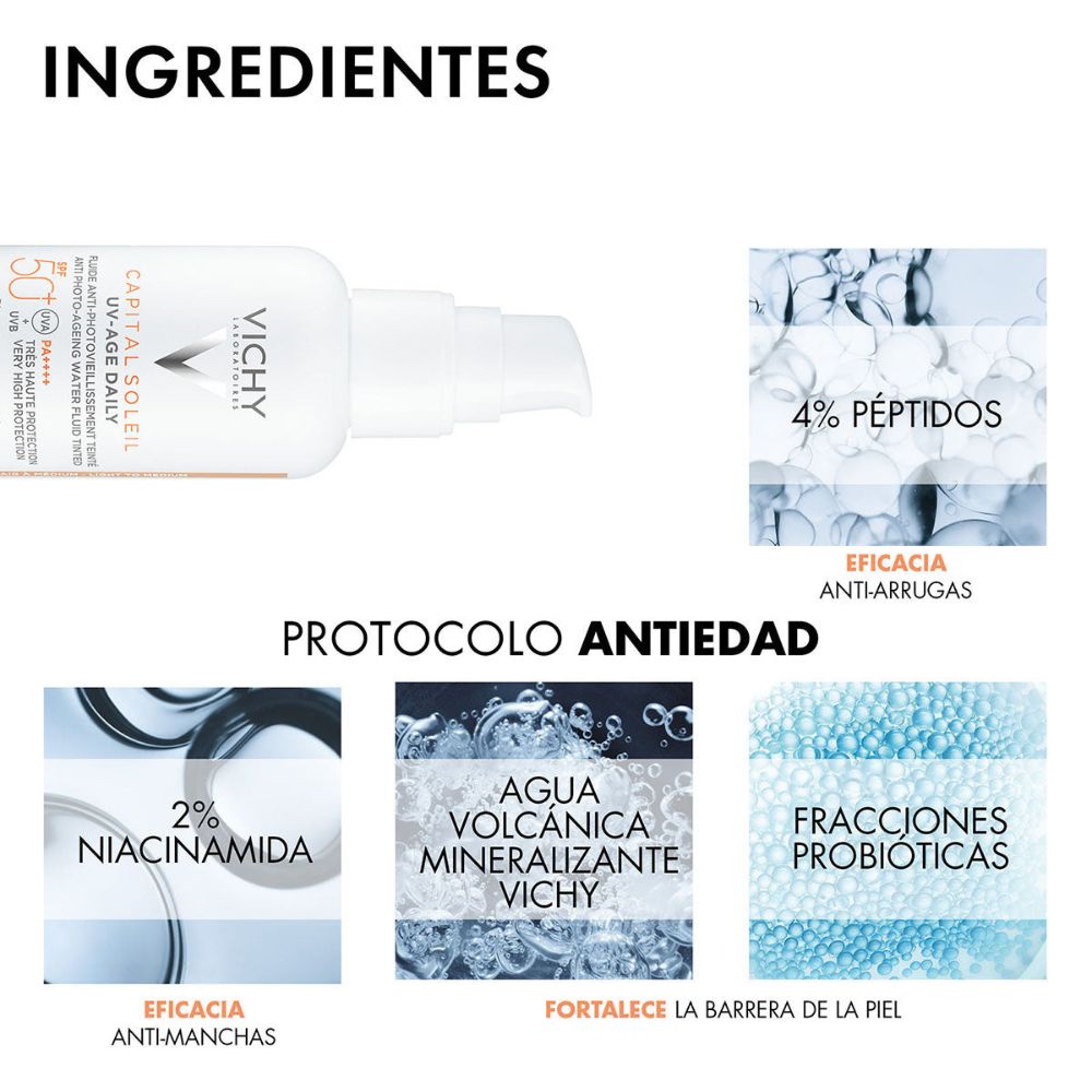 Vichy Capital Soleil Age-SPF 50 Con Color 40ml