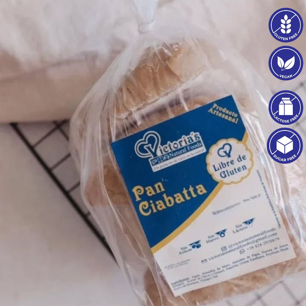 Victoria's Natural Food Pan Ciabatta 600 gr