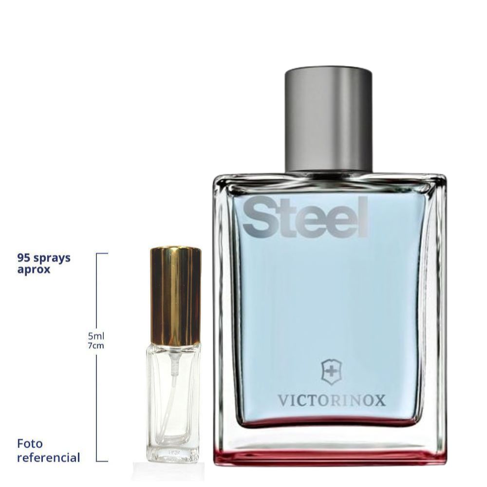 Victorinox Steel Decant Travel Size Eau De Toilette For Men