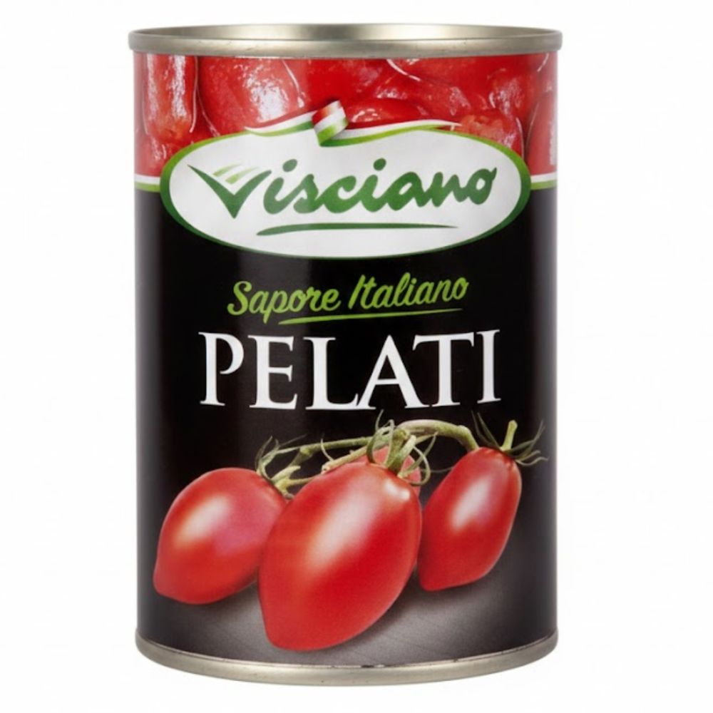 Visciano Sapore Italiano Tomate Pelado Lata Abre Fácil 800gr