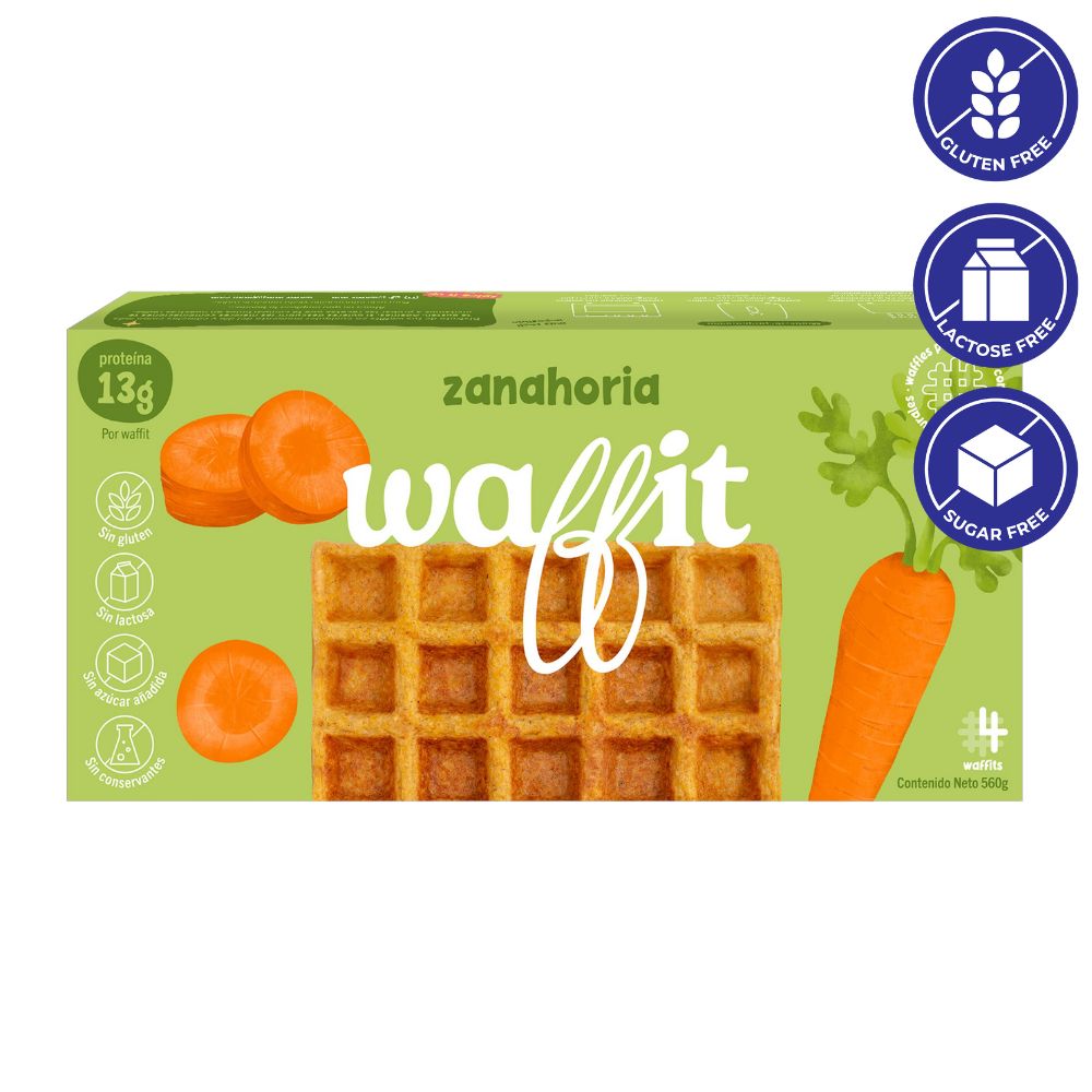 Waffit Waffles Zanahoria 4 Und 550g