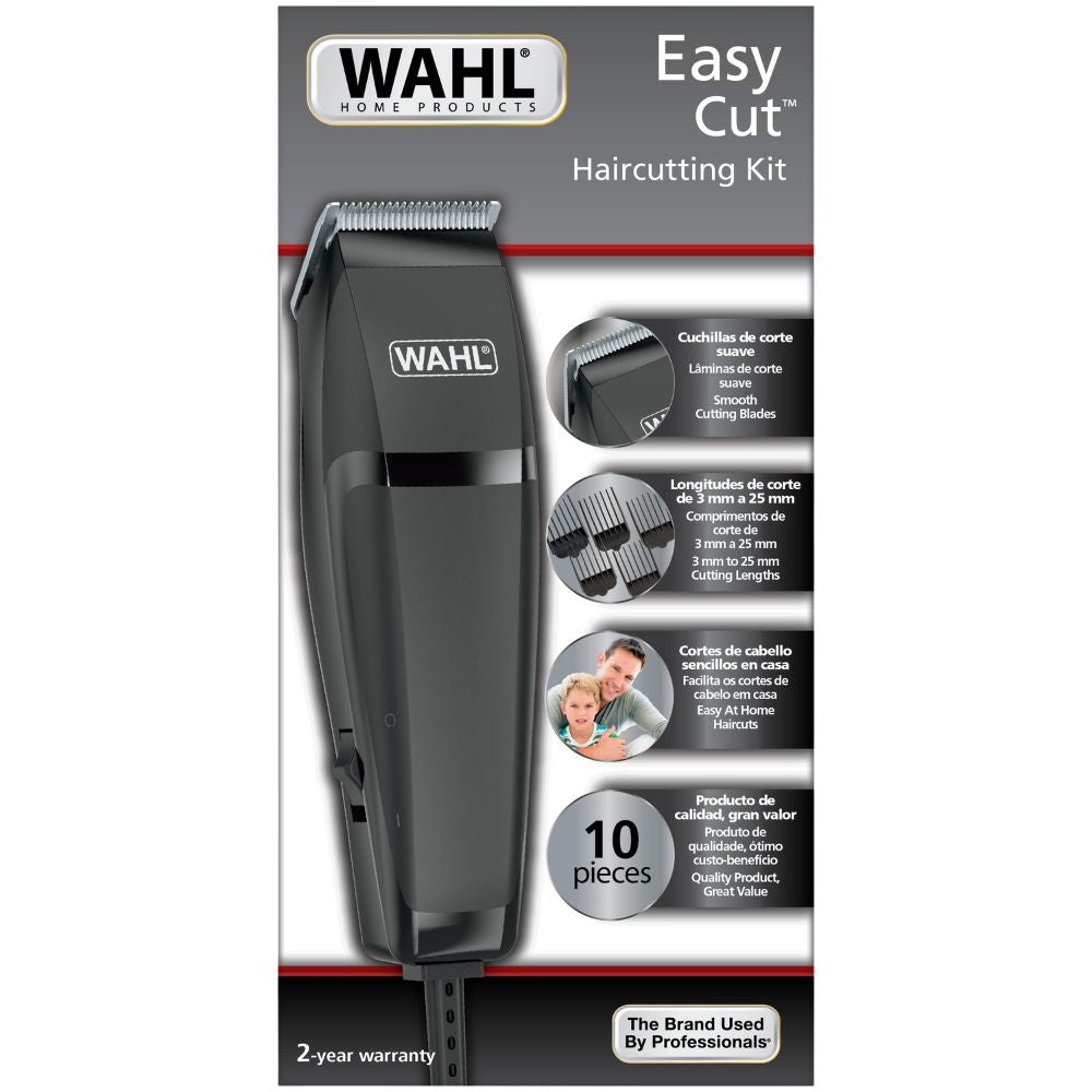 Wahl Cortadora de Cabello con Cable Easy Cut Basic Kit 10 Piezas