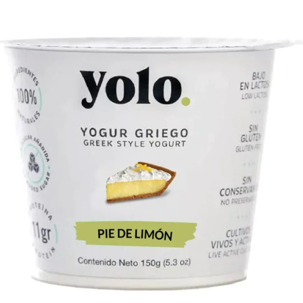 Yogurt Griego Yolo Pie de Limon 150 gr