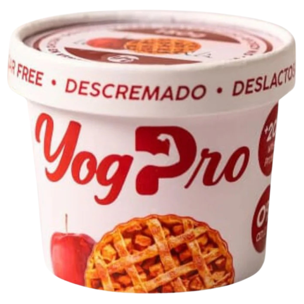 Yogurt Griego Yog Pro Descremado- Deslactosado Pie de Manzana 150g