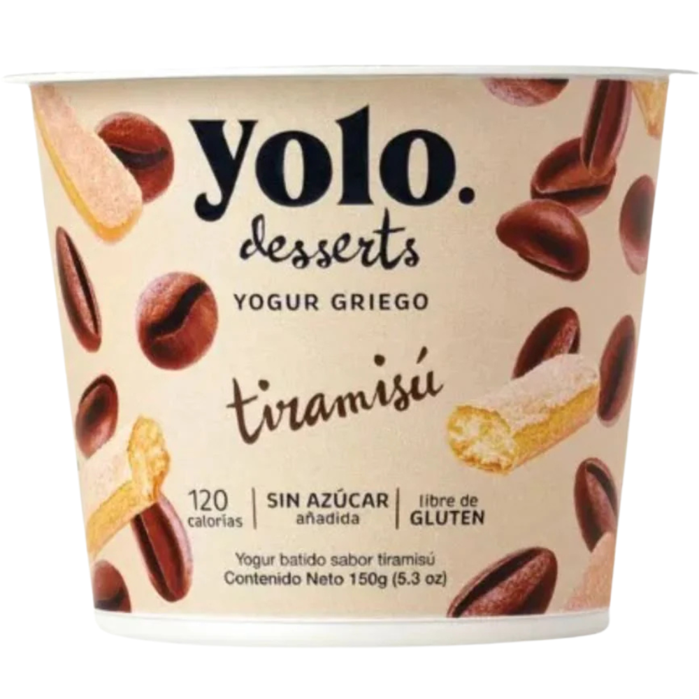Yolo Yogurt Griego Desserts Tiramisú 150gr