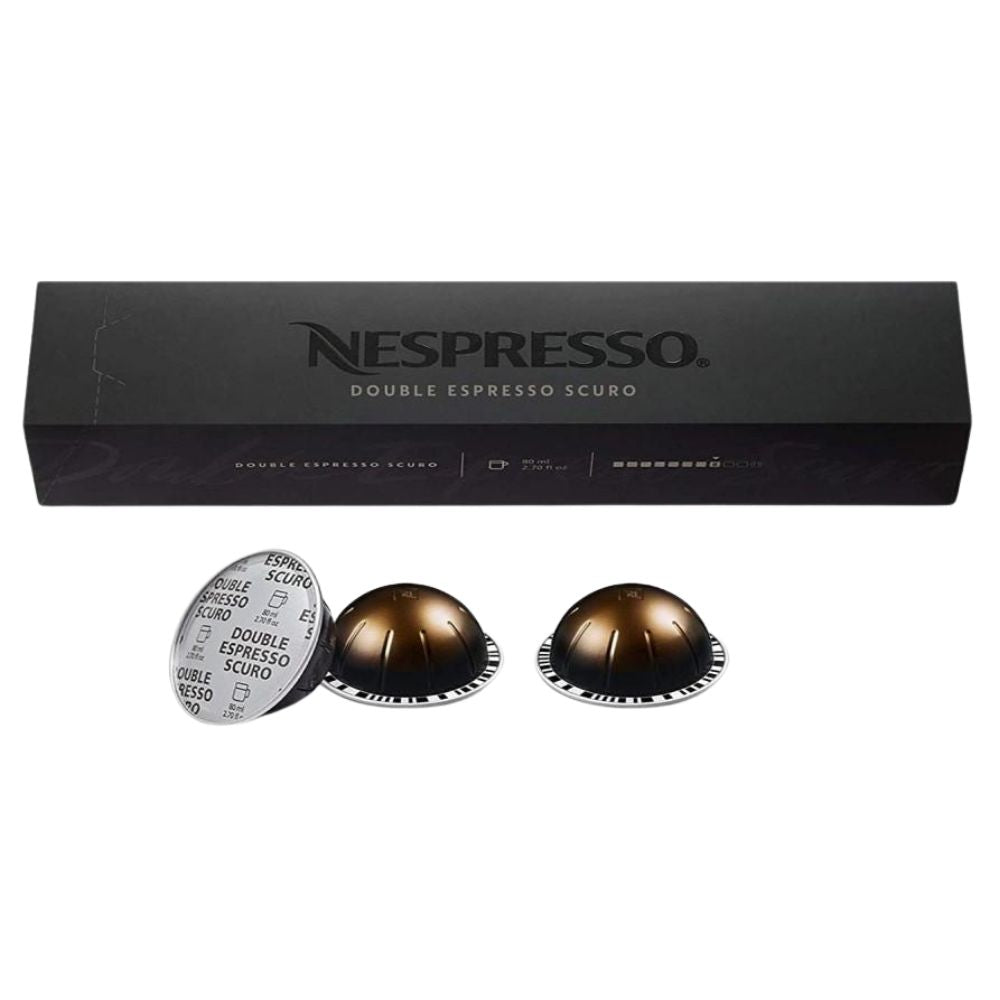 Nespresso Capsules VertuoLine Double Espresso Oscuro 10 Und