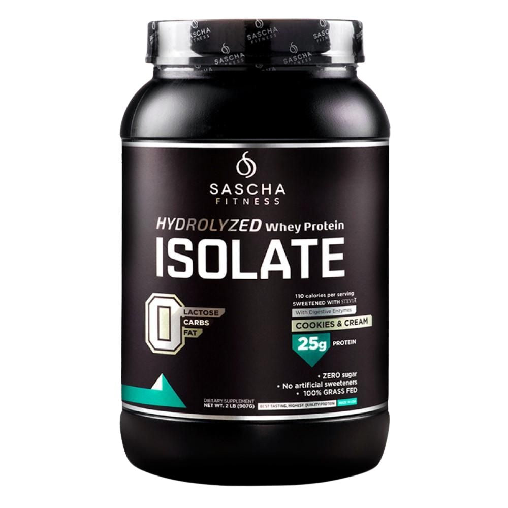 Whey Protein Hidrolizada Isolate by Sascha Fitness sabor Cookies & Cream 986g