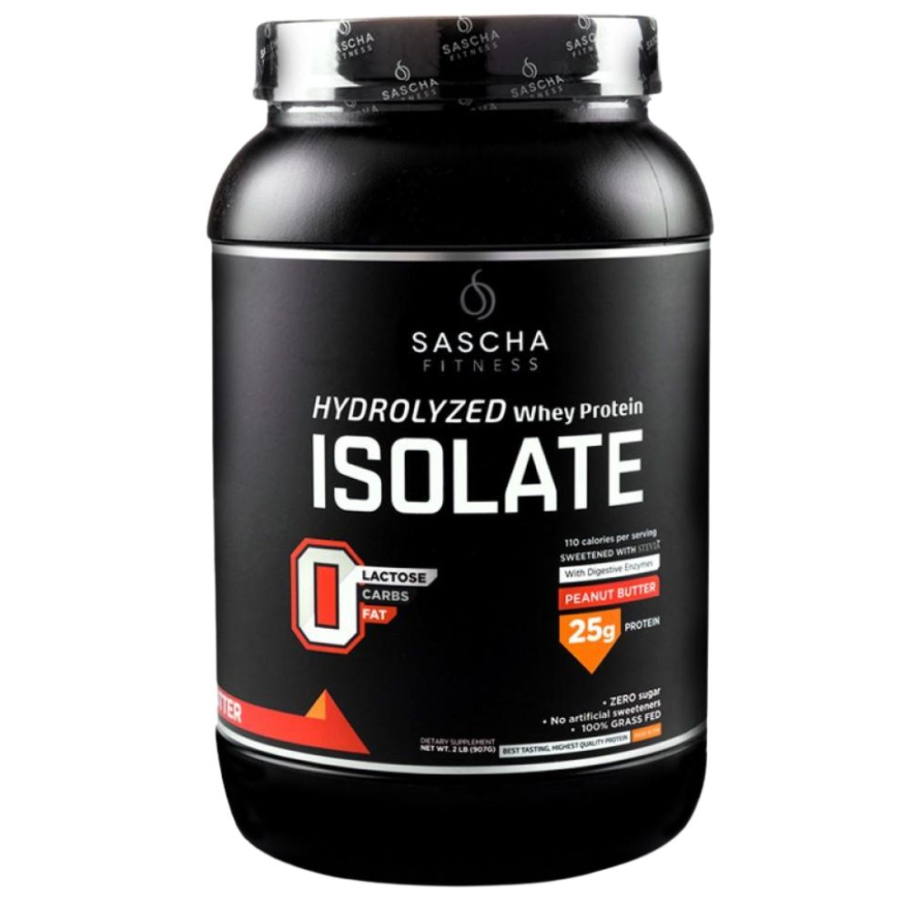 Whey Protein Hidrolizada Isolate by Sascha fitness sabor Peanut Butter 1044g