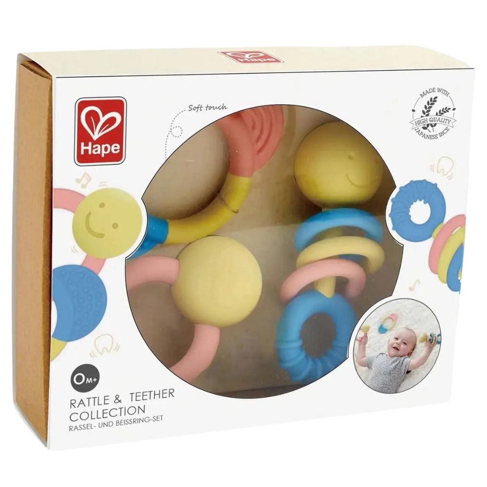 Hape Rattle & Teether Collection 0m+