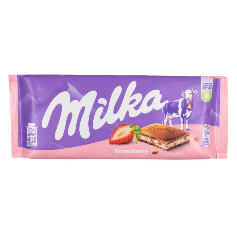 Chocolate Milka Strawberry 100gr