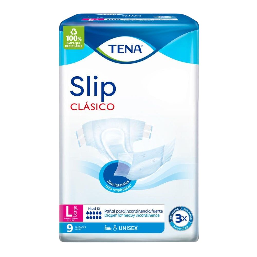Tena Slip Clàsico Talla L Para Adultos Unisex 9und