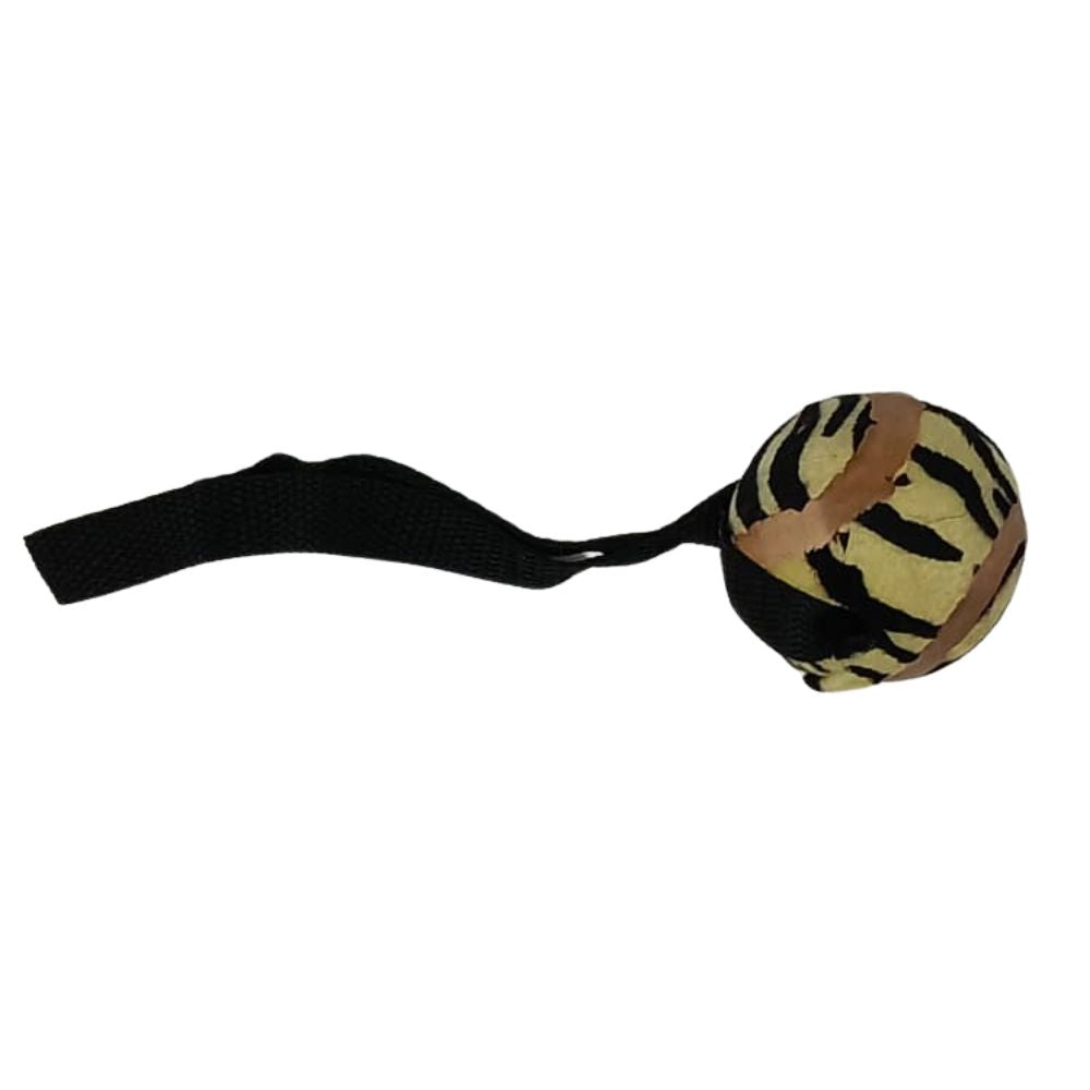 Juguete para Perros Pelota y Cuerda Color Negra