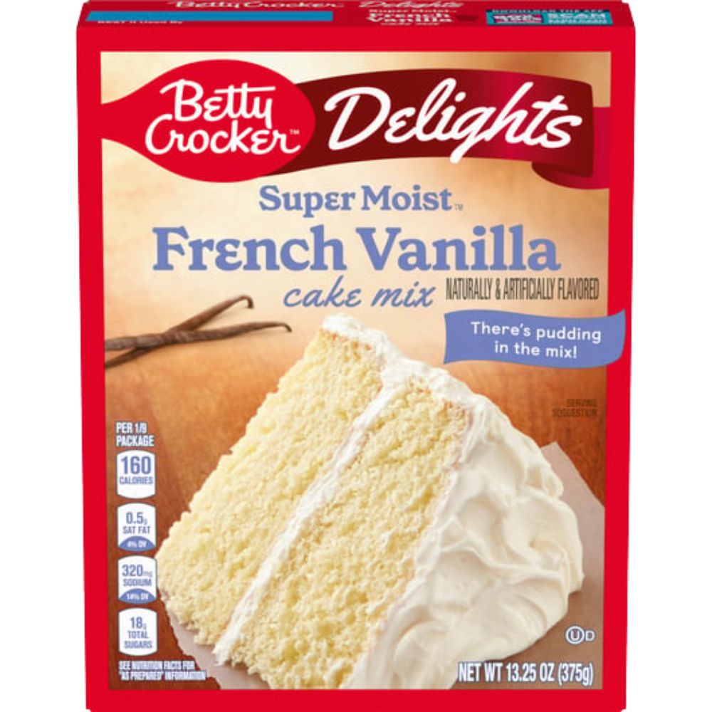 Betty Crocker Super Moist French Vanilla Cake Mix 375gr