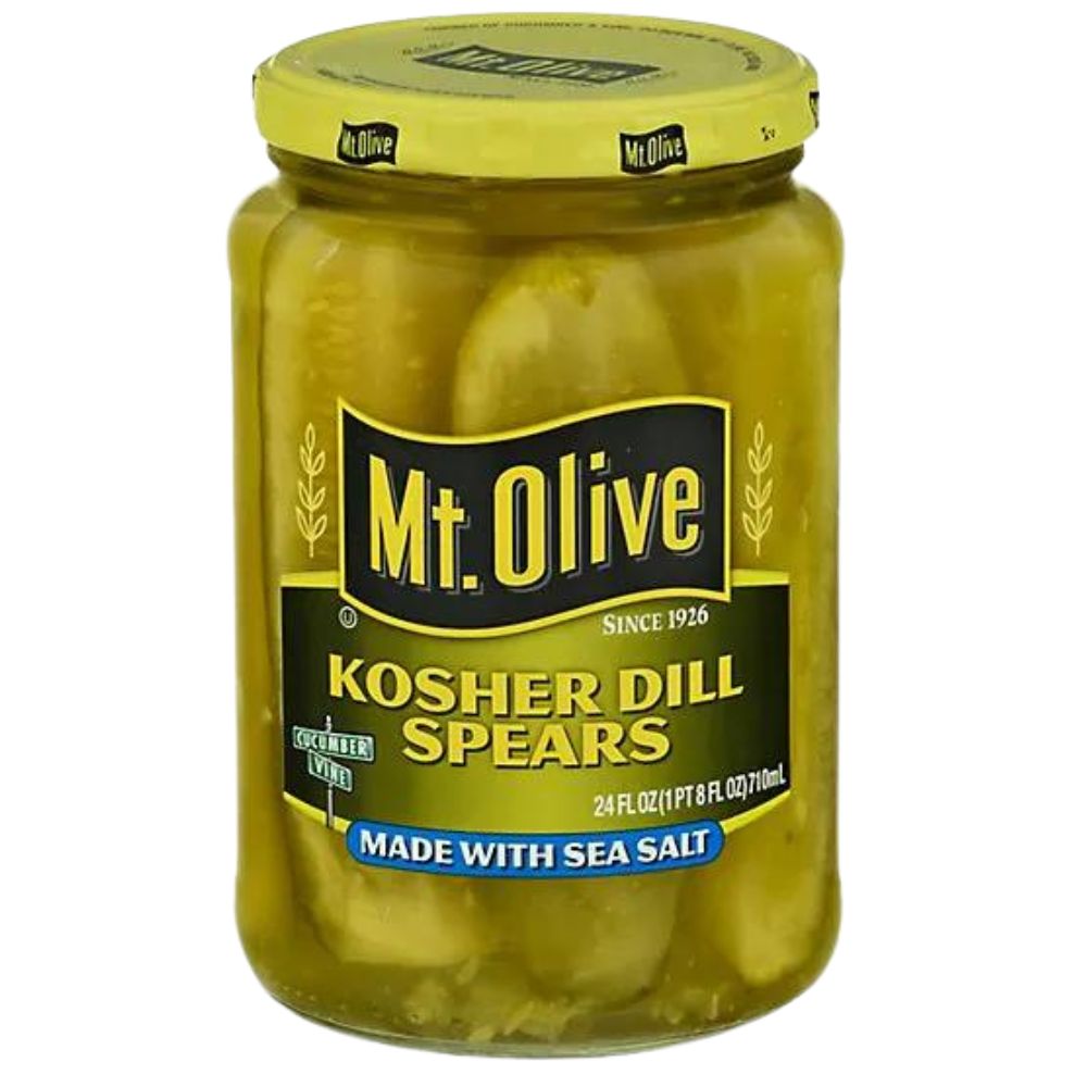 Mt. Olive Kosher Dill Spears Pepinillos Made With Sea Salt 710ml