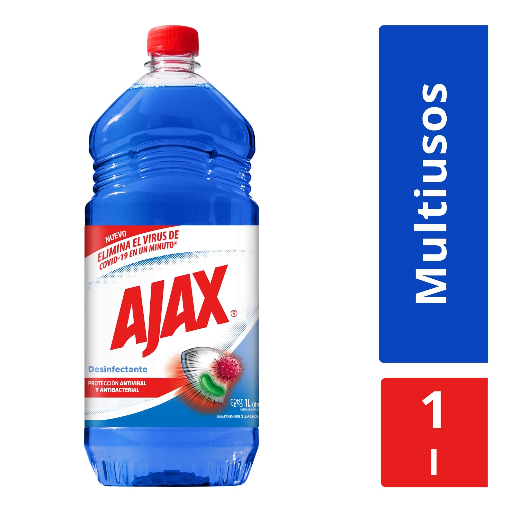 Ajax Desinfectante Liquido Multisuperficies 1L