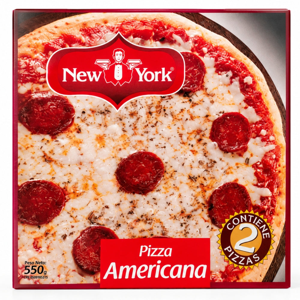 New York Pizza Americana 550gr 2 Unidades