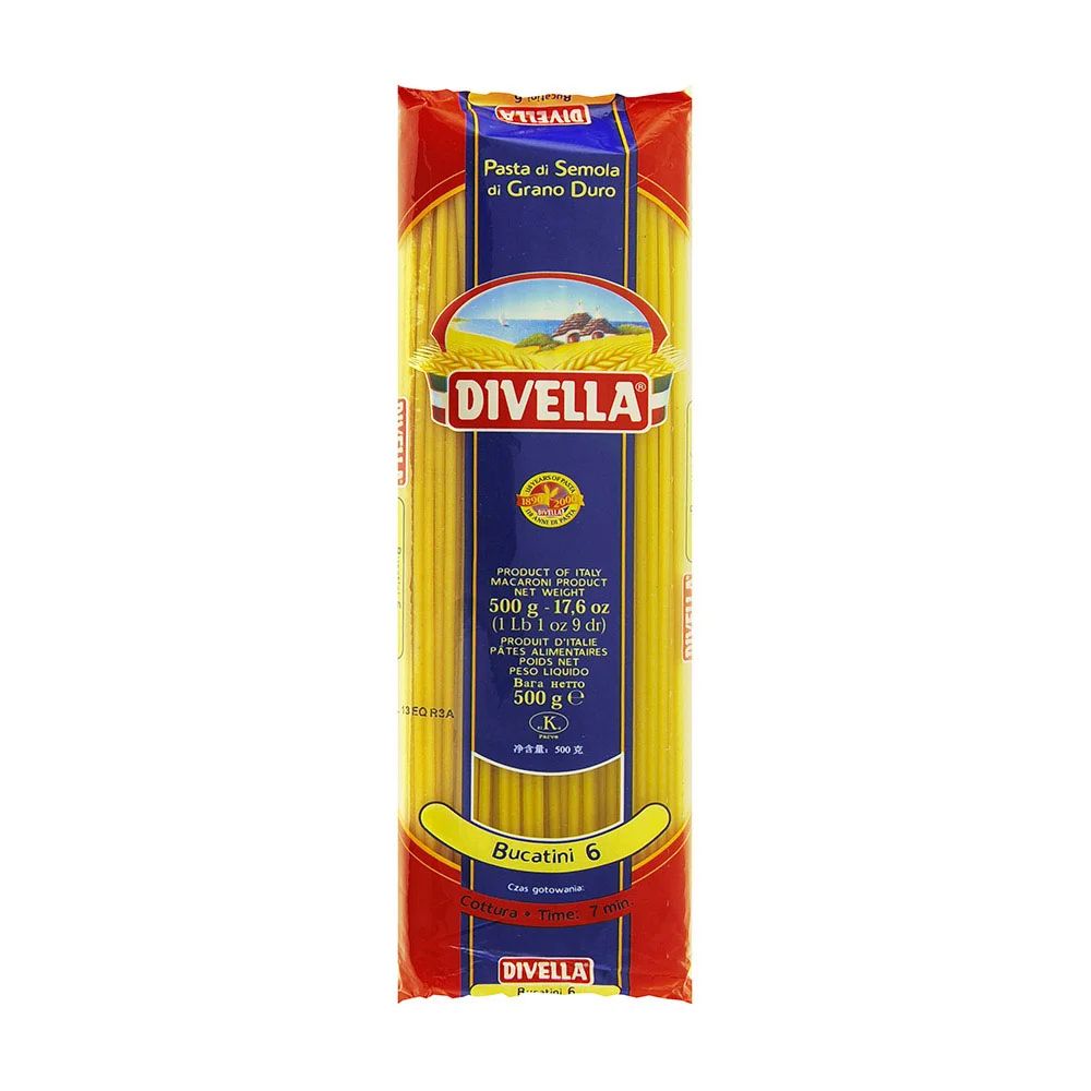 Divella Bucatini 6 Pasta 500 gr