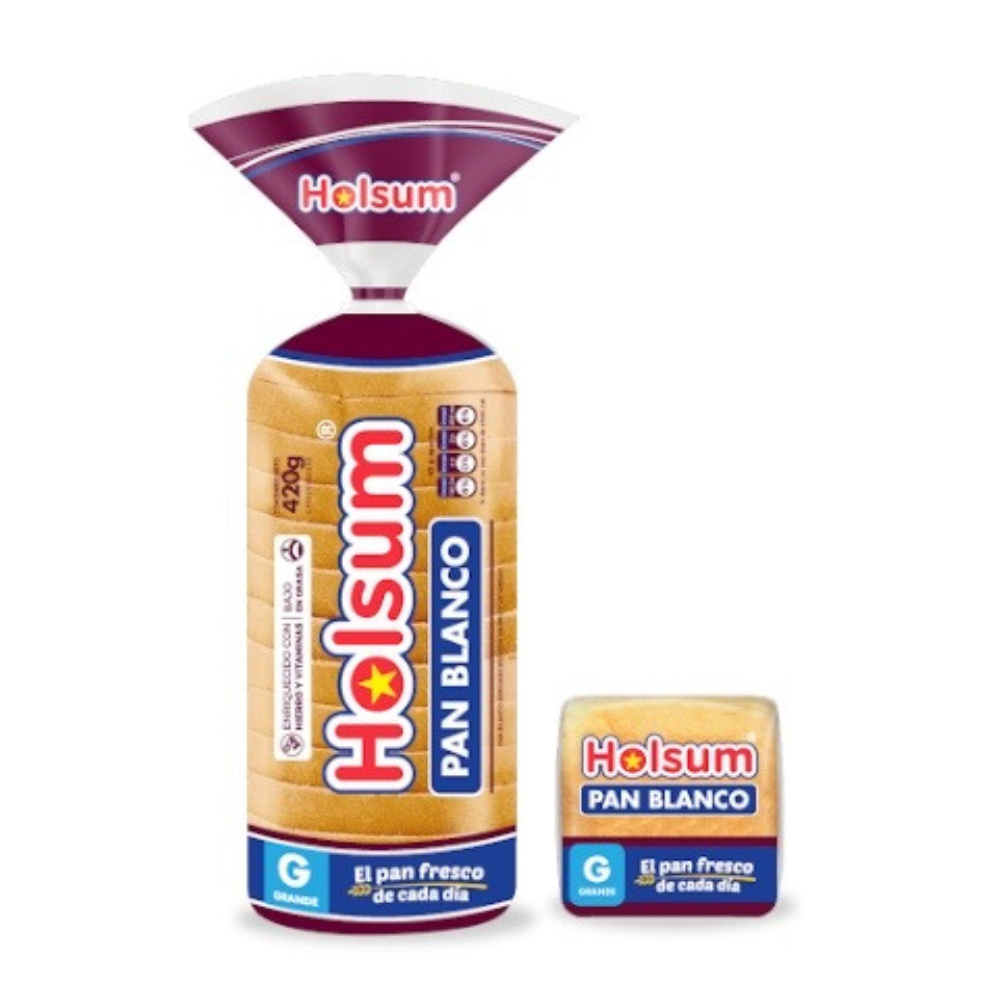 Holsum Pan Blanco 420 gr