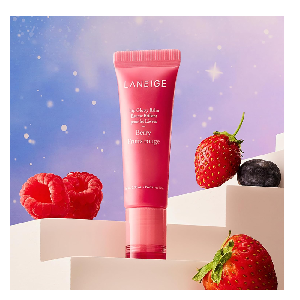 Laneige Set Divine Lip Duo 2 Und Lip Glowy Balm Berry Fruits Rouge +Ba