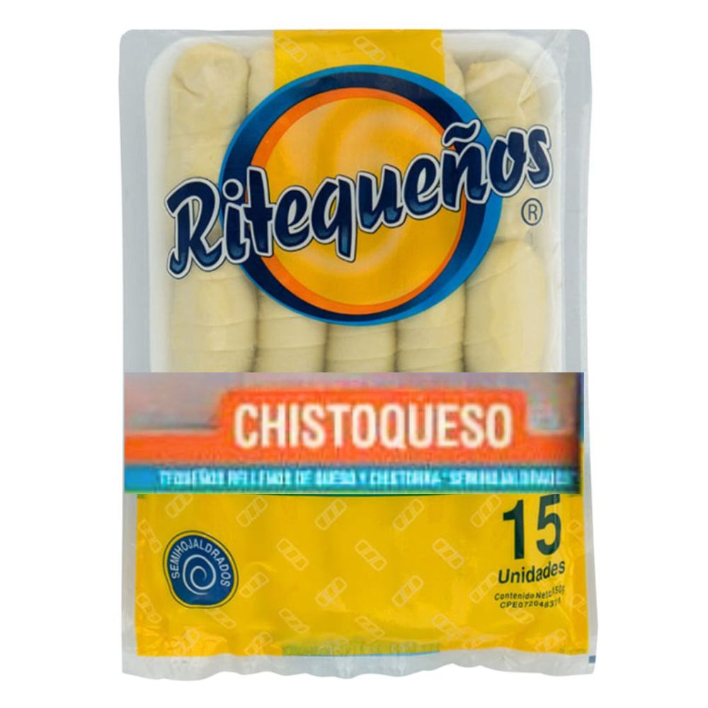 Tequeños Semi-Hojaldrados Ritequeños Chistoqueso 15 Und