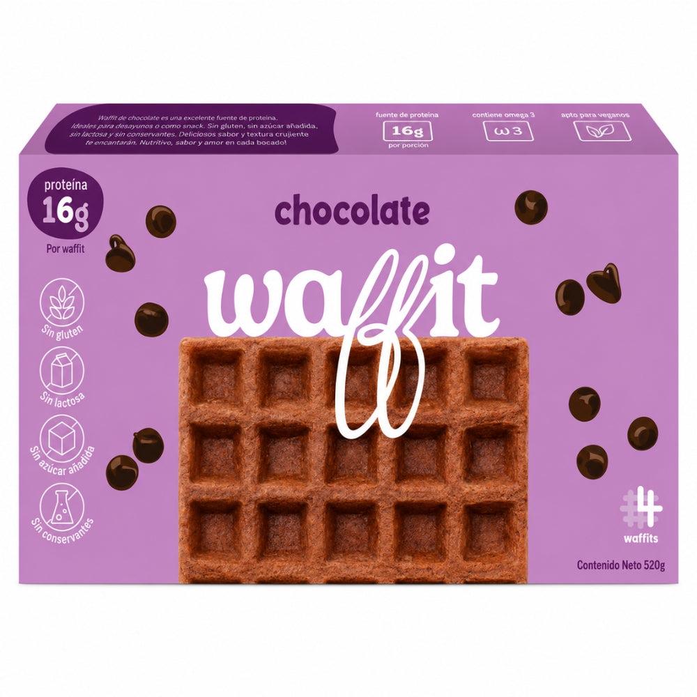 Waffit Waffles Chocolate 4 Und 550g