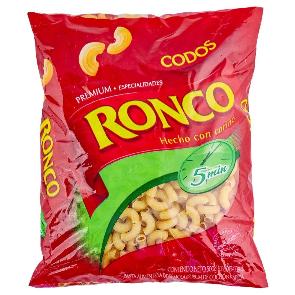 Pasta Ronco Codos 500g