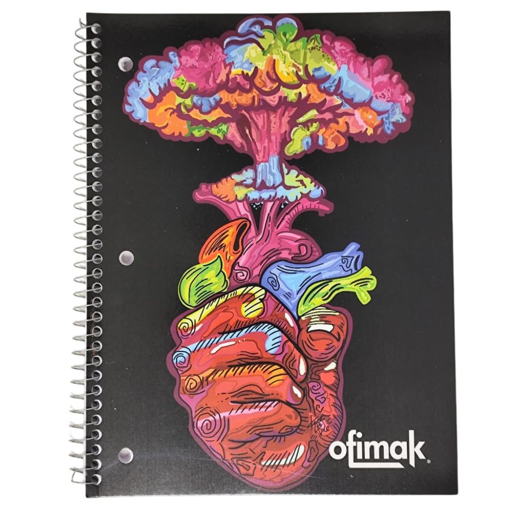 Ofimak Libreta Espiral Una Linea 3 Materias 120 Hojas