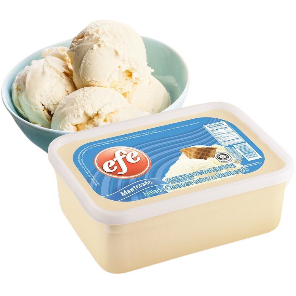 Helado Efe Mantecado 2L