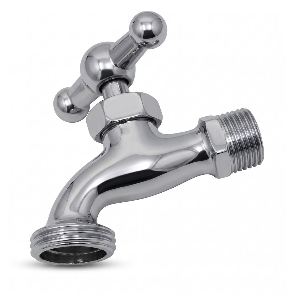Q7 Aqua-Q Llave Para Jardín Pesada De Zinc De 1/2