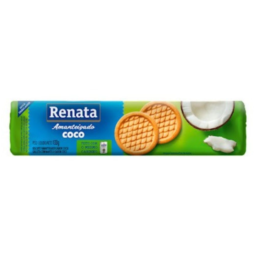 Renata Galletas De Mantequilla Sabor Coco 133gr