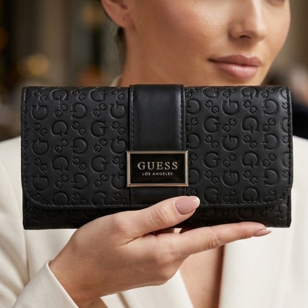 Guess Monedero Isabella Slg Black