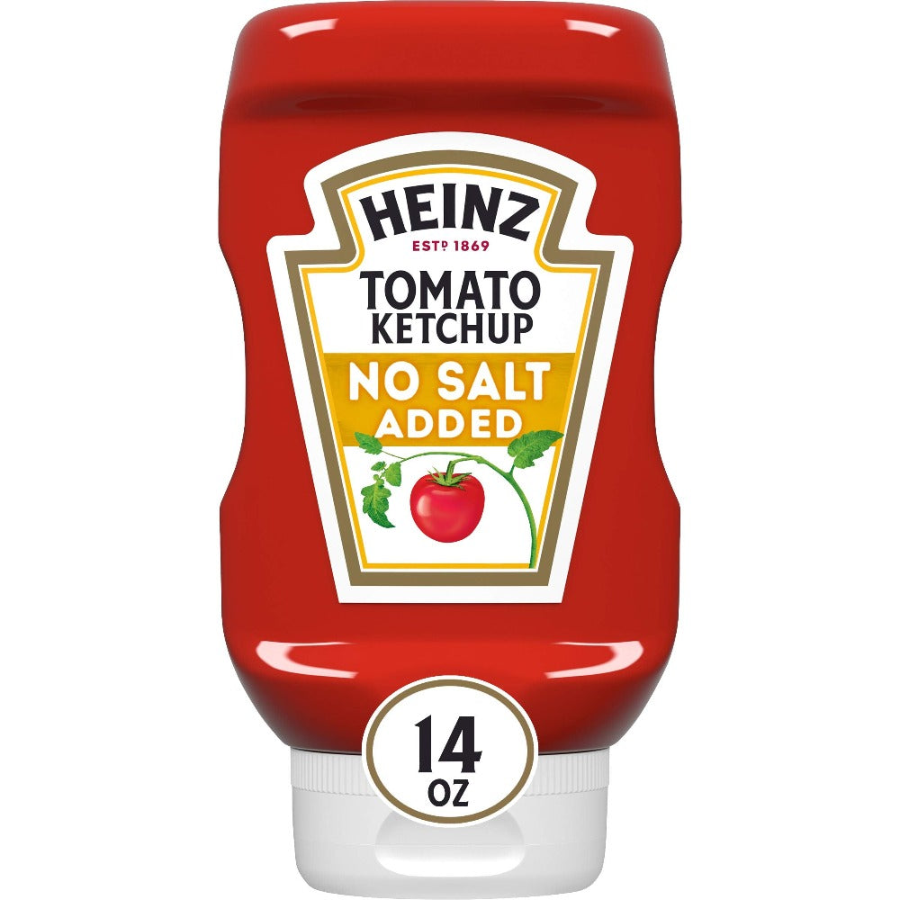 Salsa de Tomate Heinz Ketchup No Salt Added 397g