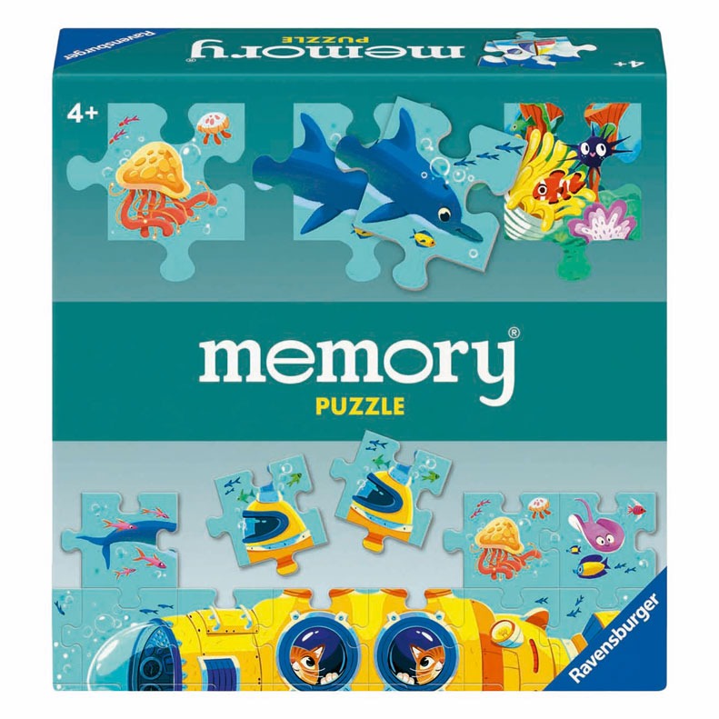 Ravensburger Memory Puzzle Onderwater Wereld 4+