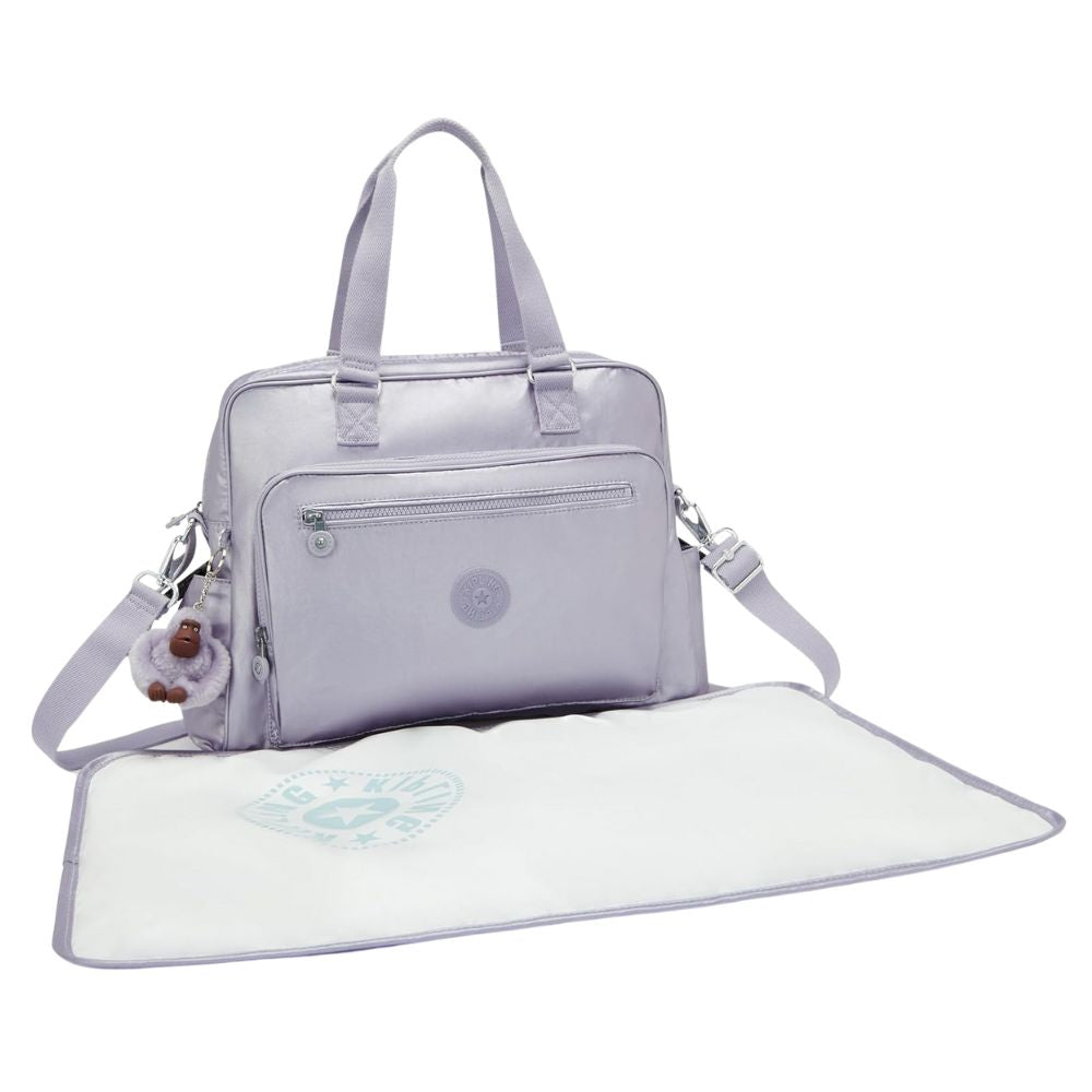 Kipling Frosted Lilac Metallic Alanna