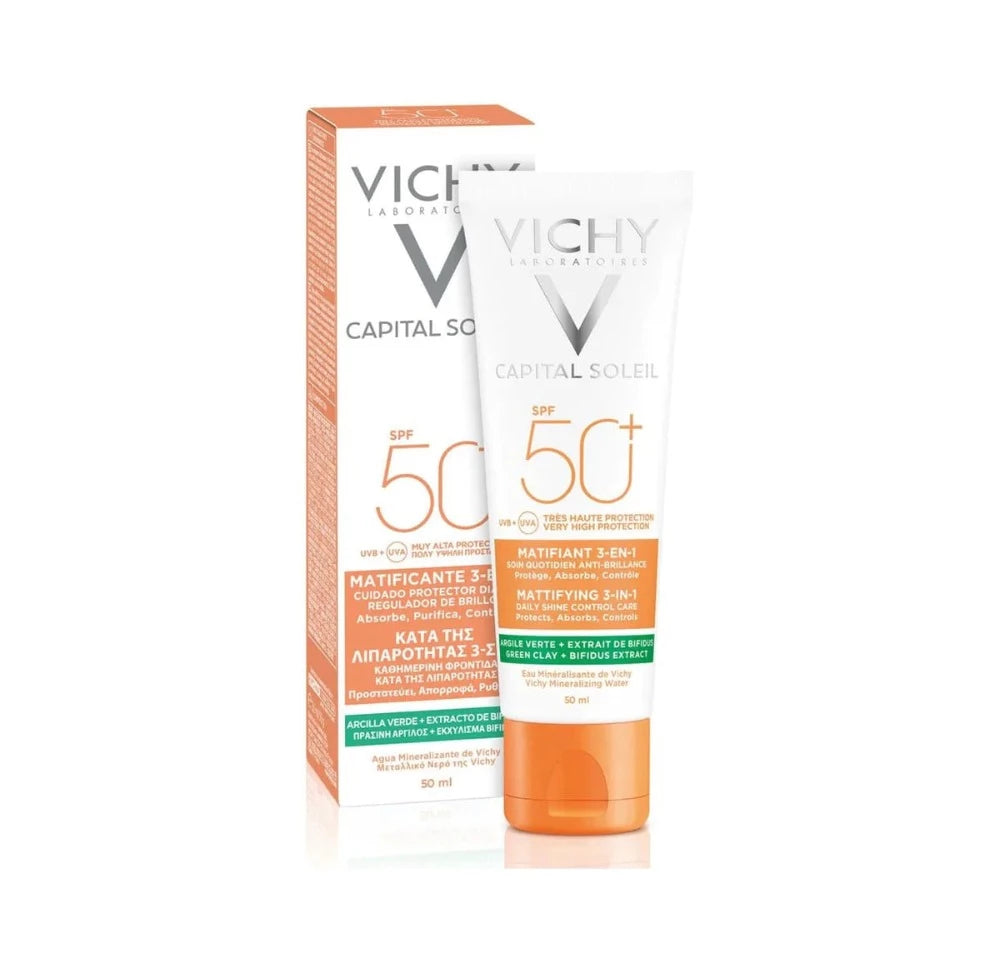 Vichy Protector 3en1 Capital Soleil SPF 50 Matificante 50ml