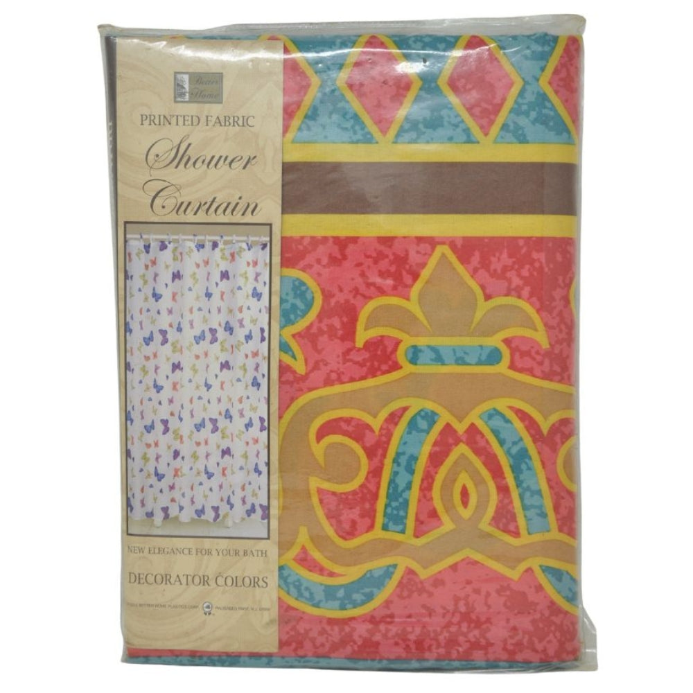 Cortina Para Ducha Printed Fabric Shower Curtain 70" x 72" Diseño Estampado