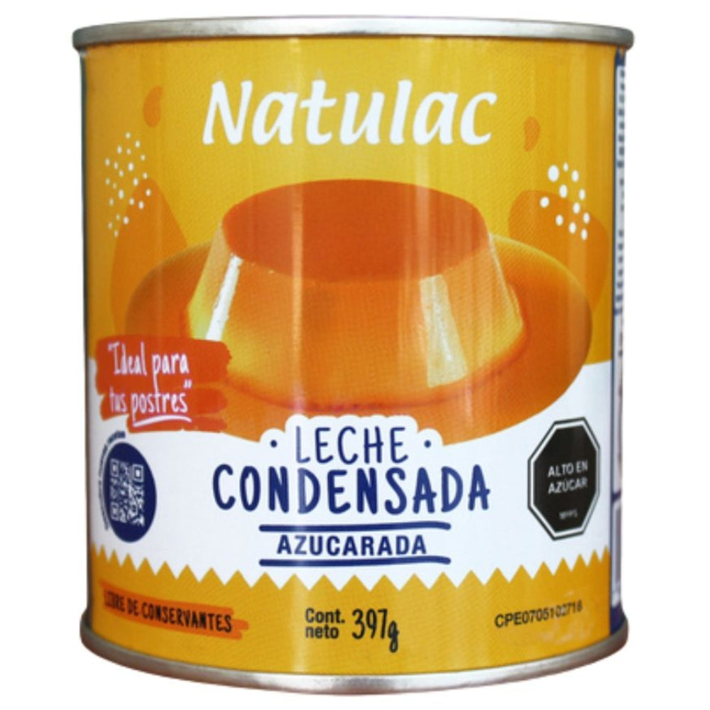 Natulac Leche Condensada Azucarada 397gr