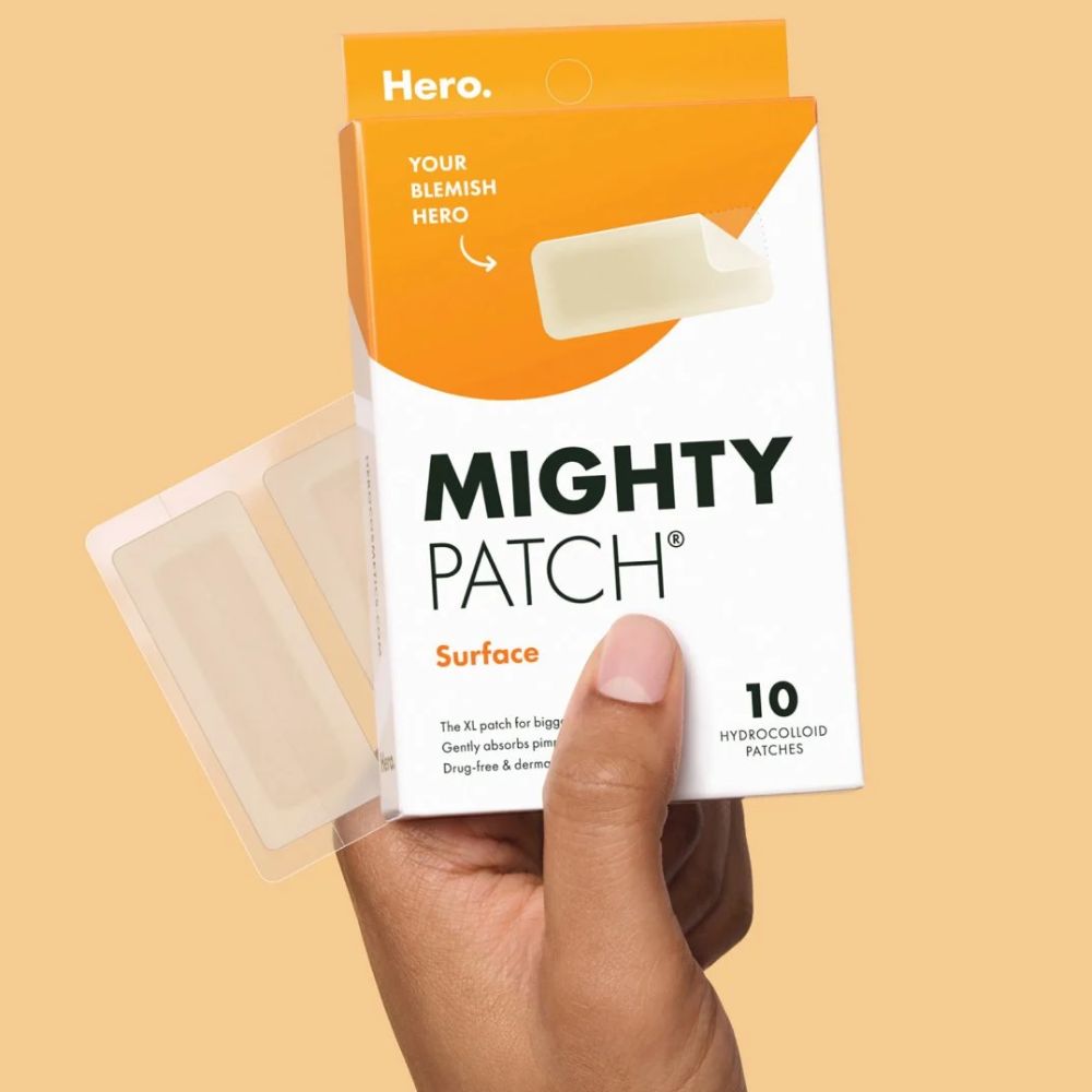 Hero Mighty Patch Surface 10 Hydrocolloid Patches